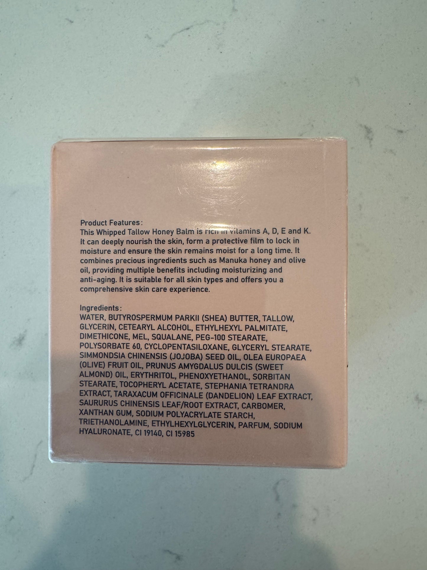 Whipped Tallow Honey Balm With Manuka Honey 4oz / 113g